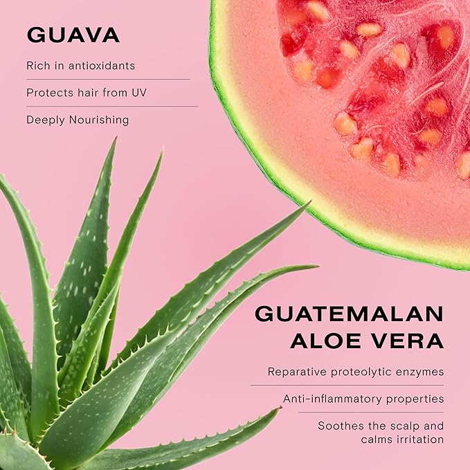 Ceremonia Guava Protect & Repair Conditioner with Aloe Vera for Damaged and Color Treated Hair 8.45 Fl Oz | 250 mL