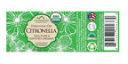 US Organic Citronella Essential Oil, USDA Certified, 100% Pure, 15 ml, Improved caps and droppers – Used for Skin Care, Many DIY Projects Like Candle Making and Much More