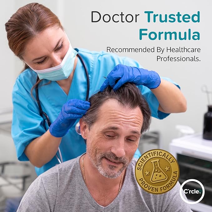 Minoxidil for Men Foam 5% - Unscented 3 Month Supply - Helps Restore Vertex Hair Loss & Thinning - 5% Minoxidil Foam For Men - Extra Strength Supports Hair Regrowth