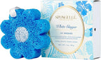 Spongellé White Ginger Hawaiian Buffer | Body Wash Infused Sponge with Awapuhi & Kukui Nut Oil | Exfoliates & Hydrates | 14+ Uses