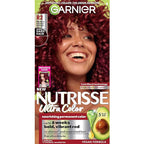 Garnier Hair Color Nutrisse Ultra Color Nourishing Creme, R2 Medium Intense Auburn (Goji Berry) Red Permanent Hair Dye, 1 Count (Packaging May Vary)