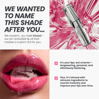 Wonderskin Lip Oil Rehab Serum - Color Changing Lip Oil from Clear to Pink - PH-activated, Non-sticky & Hydrating Tinted Serum for Dry Lips (Kissed)