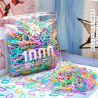1000PCS Hair Rubber Bands(rainbow)