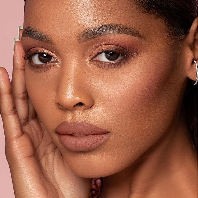 Nude Lipstick Matte for Women Superstay Long Lasting Brown Lipstick Smudgeproof Liquid Lipsticks Cruelty Free Lip Makeup (DM27 Rosy Nude)