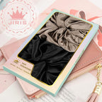 2Pcs Big Satin Scrunchies for Women, Softer Than Silk Scrunchies, Fashion No Crease Hair Ties for Thin Thick Hair,Soft Hair Bands No Damage for Girls, Ideal Gifts for Women (Set 9)