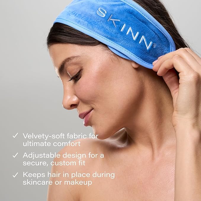 SKINN DermAppeal Microdermabrasion Face Scrub - Professional-Level Exfoliating Facial Scrub with Headband for Mess-Free Application - Daily Skin Care for Wrinkles & Fine Lines & Smooth, Glowing Skin