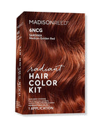 Madison Reed Radiant Hair Color Kit - 6NCG Medium Golden Red with Copper Tones (Sardinia Red), Dimensional Gray Hair Blending Permanent Hair Dye, PPD-Free & Ammonia-Free, 1 Pack