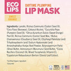 Eco Lips Plumping Daytime Lip Mask with Hyaluronic Acid and Upcycled Cloudberry Oil, 2-pack by Eco Lips 100% Natural. Made in USA