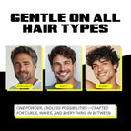 PrimeLook Hair Styling Powder, Natural Look for Men & Women, Volume & Matte Finish, Based Texture Styling Powder, 25g