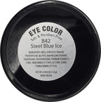 Steel Navy Blue Ice Denim Shimmering Smokey Eye Ocean Grey Pressed Powder Single Vegan Eyeshadow; Talc, Paraben & Cruelty Free