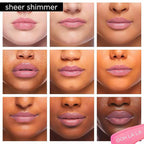 Pure Illumination Light-Up Lip Gloss with LED-Lit Applicator Brush + Side Mirror, Non-Sticky, Moisturizing Hydrating Lip Glosses with Lanolin, Jojoba Oil, & Vitamin E, Ooh La La