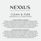 Nexxus Clean and Pure Clarifying Shampoo and Conditioner 2-Pack With ProteinFusion, for Nourished Hair Paraben Free 33.8 oz