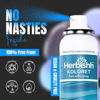 Herbishh Koloret Pastel Blue Hair Tint Spray (69g), Washable Temporary Color Mist for Light & Dark Strands, Quick-Dry, Non-Sticky, Travel-Friendly Root Touch Up for Women