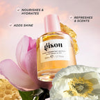 Gisou Honey Infused Hair Perfume – Long-Lasting Hair Fragrance with Mirsalehi Honey & Argan Oil, Wildflower Honey scent, 1.7 Fl Oz