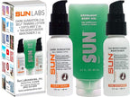 Sun Labs Self-Tanning Kit with Lotion, Exfoliant, and Tan Maintainer for a Golden Glow - 2 2 fl. oz. Bottles Lotion and 1 2.7 fl. oz. Bottle Exfoliant