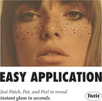 Fazit Makeup Patches - Halloween Twilight Speckles - Glow Up Make-Up Patches - Cute Glitter Makeup Accessories for Women - Cosmetic Glitter for Face