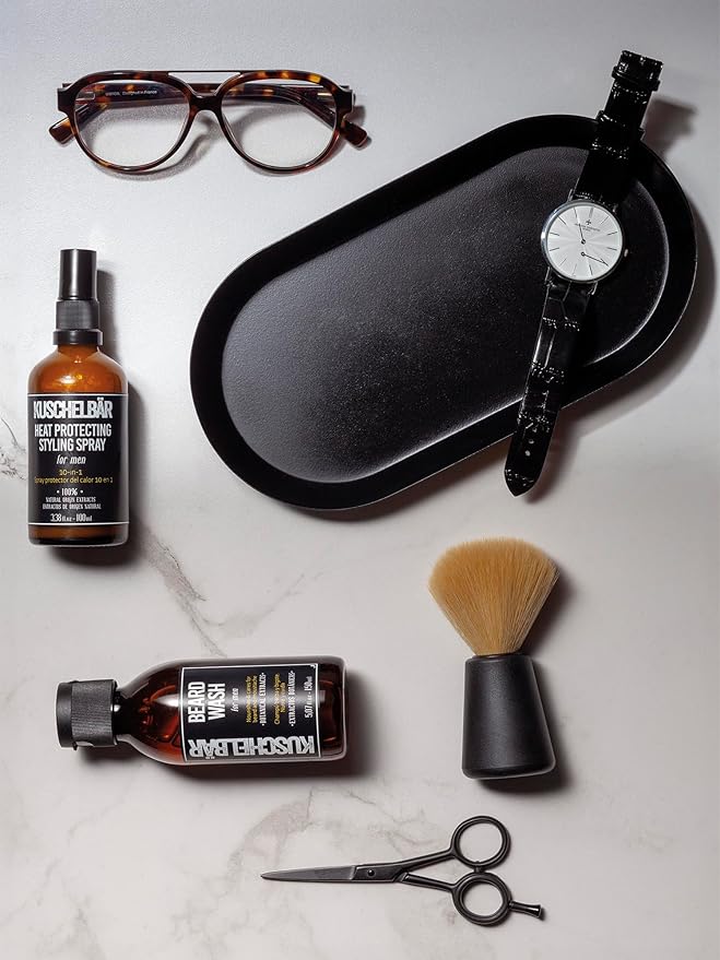 KUSCHELBAR-TOTAL REPAIR | Heat Protection Spray for Hair | Hair Styling Products | Cotton & Thyme Extracts | Deep Moisture, Nourishment & Frizz Control | Non-Greasy, Lightweight 1.69 fl.oz