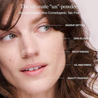 Ogee Sculpted Skin-Perfecting Makeup Setting Powder - Stone - FULL SET (Case & Refill) - Lightweight Powder Foundation Made with 70% Organic Ingredients