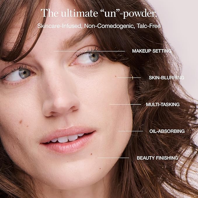 Ogee Sculpted Skin-Perfecting Makeup Setting Powder - Sienna - FULL SET (Case & Refill) - Lightweight Powder Foundation Made with 70% Organic Ingredients