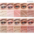 Orange Eyeshadow Stick Makeup Set 10PCS, Neutral Shimmer And Matte Cream Eye Shadow Palette, Metallic Bronze Smoky Eyeliner Brightener Crayon Kit, Ideal Gift for Women -Stellar Pink Quartz