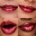 Ogee Midnight's Kiss - Rose Quartz Face Stick & Thistle Lip Gloss Duo - Limited Edition Holiday Makeup Gift Set - Certified Organic & Skincare-Infused