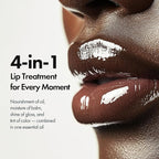 Blanc Essential Lip Oil - 50HR Moisturizing & Hydrating Korean Lip Gloss Makeup with 6 Botanical Extracts - Lightweight, Non-Sticky Clear Essence Overnight Repair 0.15 fl oz (#01 Pure Lychee)