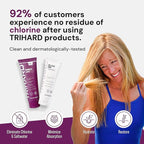TRIHARD Chlorine Defense Swim Shampoo and Conditioner Combo, Protect and Hydrate Hair from Pool & Ocean, Nourishing Pre and Post Swim Chlorine and Hard Water Hair Protection