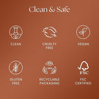 Prakti KhushiKiss Nourishing Lip Oil in Creamy Cocoa, Hydrates & Plumps Lips, High-Shine Finish, with Hyaluronic Acid & Peptides, 0.17 oz