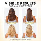 Pantene Shampoo & Conditioner Set, Smooth and Sleek - Frizz Control with Antioxidants, Nourishing for All Hair Types - Curly, Dry, Color-Treated, 52.8 Oz Total + Miracle Rescue Shot (0.5 Oz)