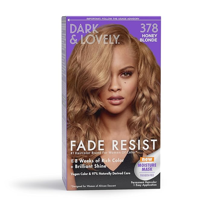 SoftSheen-Carson Dark and Lovely Fade Resist Rich Conditioning Color, Honey Blonde 378
