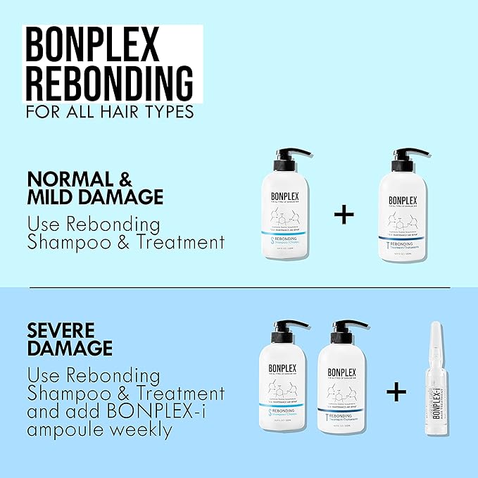 Perfect Bonding Concentrate Restoring Shampoo Treatment for Damaged Hair Repair, Bond Strengthening & Color Longevity for All Hair Type Rebonding Repair Shampoo and Treatment Duo… (16.9oz)