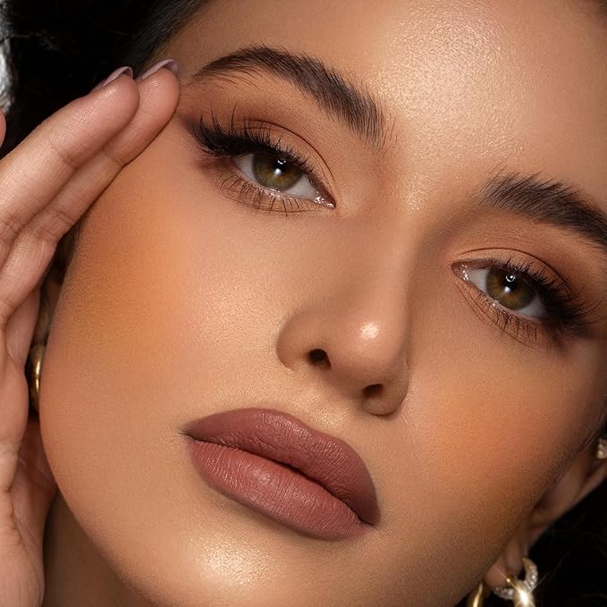 Nudes Series Mini Eyeshadow Palette, Velvety Matte Finish, 6 Nude Taupe & Brown Neutral Eye Shadows, Travel Friendly Size, Vegan, Cruelty-free,Long-lasting