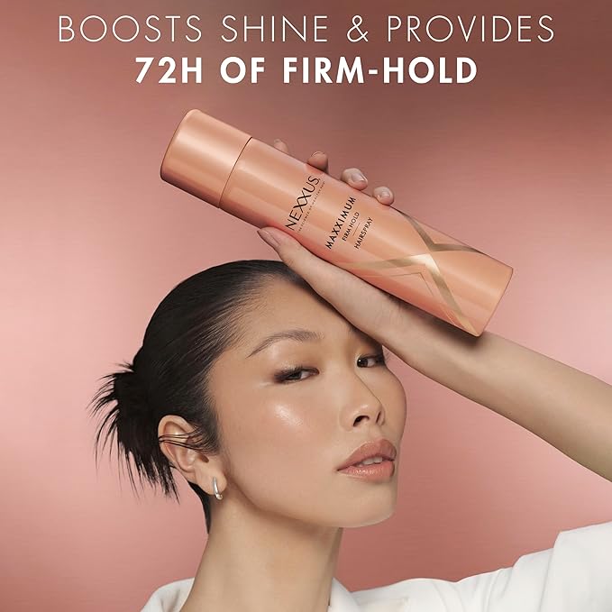 Nexxus Styling Spray Maxximum Finish Firm Hold Hairspray Powered by STYLEPROTECT Technology 10 oz