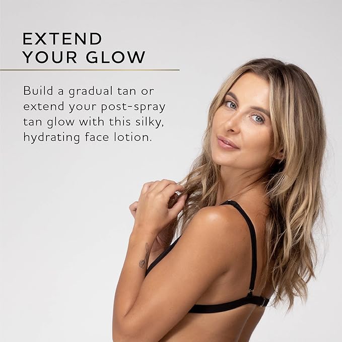 Norvell Glow System Post-Tan Face Lotion, 2 fl oz – Extend Your Glow Post-Spray Tanning or Build a Gradual Tan with After Tanning Lotion for Face