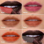 OETUIOW Lip Stain Peel Off, Lip Liner Moisturizing Long-Lasting & Waterproof, Transfer Proof & Plumping, Non-Stick Cup, 2PCS Mauve