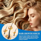 Hair Nourishing Serum Roll-On - Revitalizes & Strengthens Weak Hair to Reduce Hair Fall & Boost Growth, Daily Scalp Care Treatment with Rosemary Oil for Men & Women