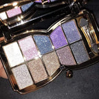 Glitter Eyeshadow Palette, 10 Colors Sparkle Shimmer & Matte Eye Shadow Highly Pigmented Waterproof Long Lasting Makeup Set (Color 2)