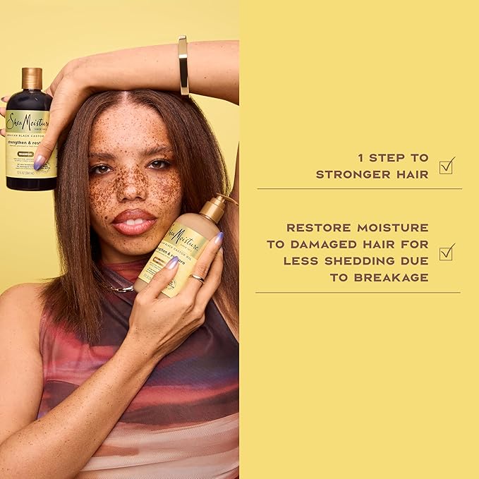 SheaMoisture Jamaican Black Castor Oil Strengthen & Restore Conditioner, 13 fl oz (384 ml)