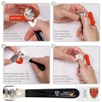 3 Swords Germany - Callus Remover Shaver Cutter Eliminator Razor with 40 Extra Sharp Refill Blades - Made in Solingen Germany