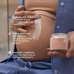 MINOIS PARIS Firming Belly Balm – 99.8% Natural Pregnancy Stretch Mark Cream – Belly Butter for Pregnancy & Postpartum – Hydrating, Firming, Gentle Care – Made in France – 3.4 fl oz