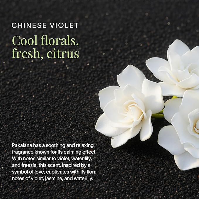 Pakalana Chinese Violet Body and Hair Mist from Hawaii, Hair Perfume for a Light, Hydrating Refresh, Body Mist for Women and Men, Alcohol-Free, With Moisturizing Hyaluronic Acid & Glycerin, 3.4 oz