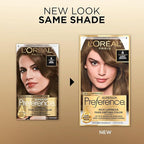 L'Oreal Paris Superior Preference Fade-Defying + Shine Permanent Hair Color, 6 Light Brown, Pack of 1, Hair Dye