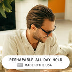 Hardworking Gentlemen - Mid-High Hold Pomade with Natural Ingredients - Matte Finish for All-Day Strong Hold - 2oz.