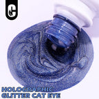 Clara Colors 12 Colors Glitter Cat Eye Gel Nail Polish Set Sparkle Galaxy Series Magnetic Nail Polish with Base Gel Glossy Top Coat Magnet UV LED Curing Require Nail Art Manicure Salon DIY Home Gifts