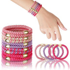Hair Ties No Damage - 10PCS Ponytail Holders - Elastic Hair Ties for Thick Hair - Braided Hair Bands for Women Girls's Hair - Beautiful Girlfriends