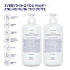 Routine Wellness Anti-Thinning Volumizing Shampoo and Conditioner Set for Thinning Hair & Hair Loss - Grow Your Confidence with Biotin & DHT Blockers - Lilac & Winter Rose Set