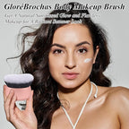 75MM Extra Large Self Tanner Kabuki Makeup Brush – Ultra Soft Dense Vegan Bristles for Body Makeup, Bronzer & Foundation–Applies Tanning Mousse, Lotion & Self Tanner–Pink, Wet & Dry