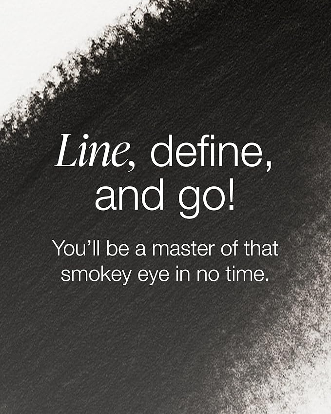 Mineral Fusion Eye Pencil (Black - Coal) - Eyeliner with Soothing Chamomile, Meadowfoam & Vitamin E - Smooth & Long Lasting, Hypoallergenic, Non-Irritating Eye Makeup