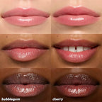 e.l.f. Squeeze Me More Lip Balm Duo, Moisturizing Balm For A Sheer Tint Of Color, Made With Hyaluronic Acid, Vegan & Cruelty-Free, Cherry & Bubblegum