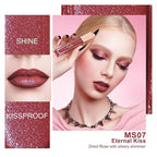 Oulac Red Matte Liquid Lipstick for Women, Long Lasting Lipstick Waterproof Lip Stain, No Transfer, Creamy High Pigmented Formula with Rose Oil, Vegan & Cruelty-Free MS07